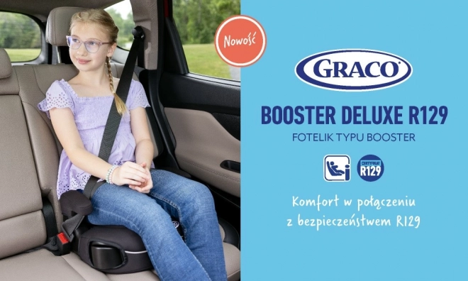 Booster Deluxe i-Size gyerekülés éjfélkék