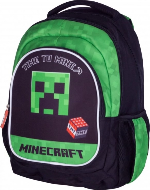 Minecraft iskolai hátizsák Time To Mine