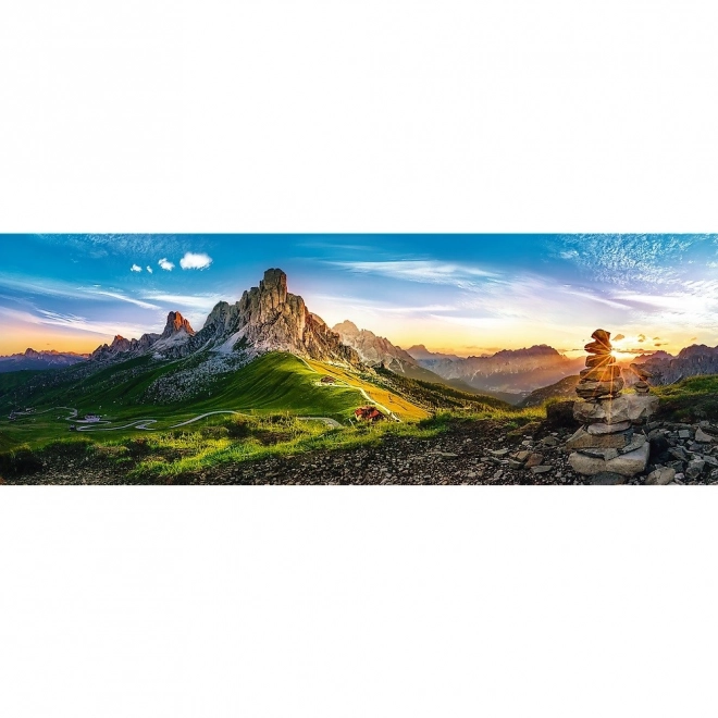 Panorámás Passo di Giau puzzle, Dolomitok - 1000 darabos