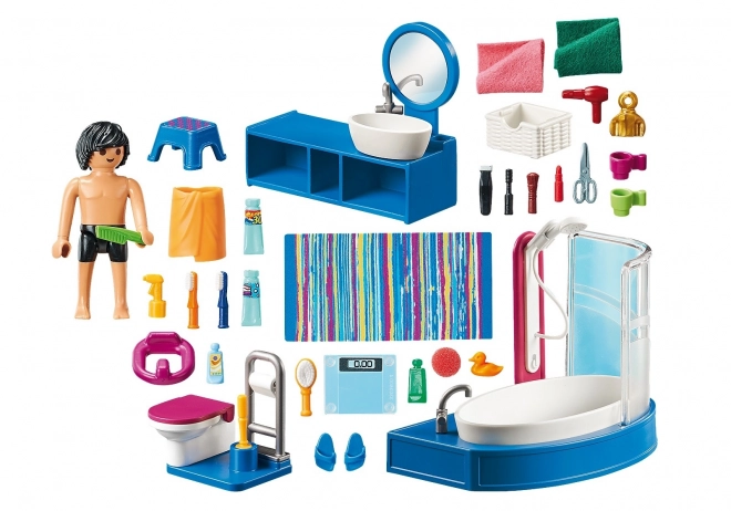 Fürdőszoba káddal Playmobil Babaház