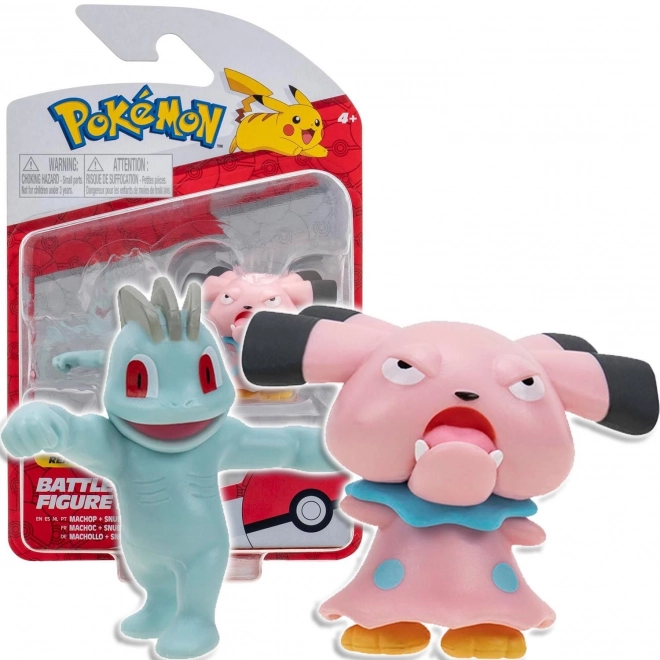 pokemon machop és snubbull harci figura készlet