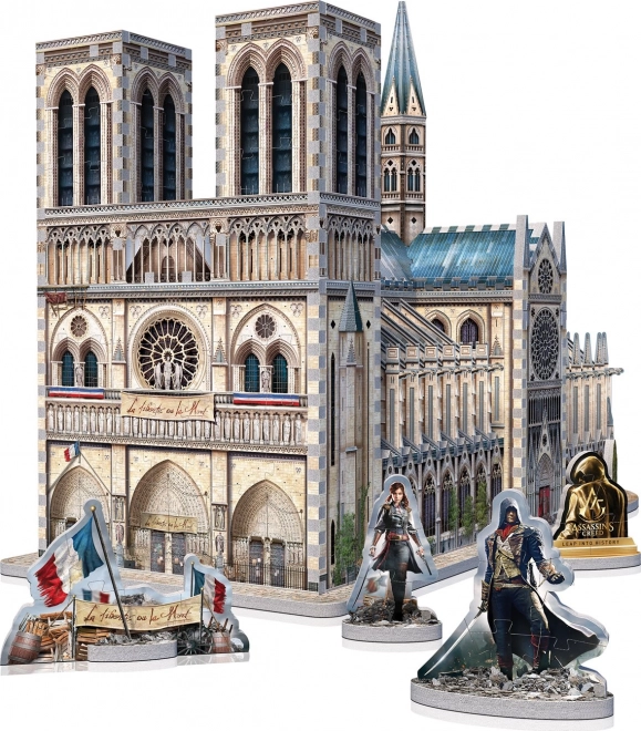 Assassin's Creed Unity: Notre-Dame 3D puzzle 860 darabos