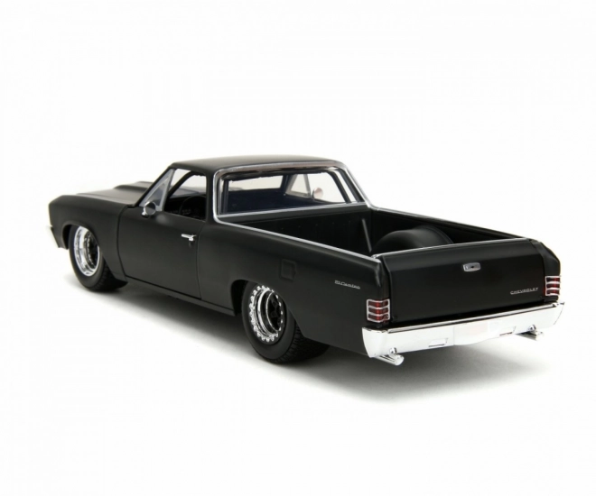 Gyors és dühös 1967 El Camino autó modell 1:24 méretarány