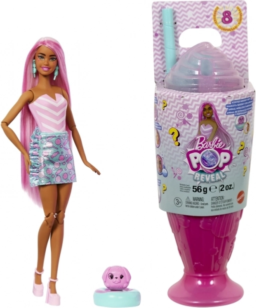 Barbie POP Reveal - Rózsaszínű Baba