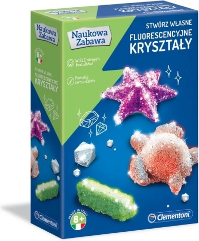 Tudományos készlet fluoreszkáló kristályok