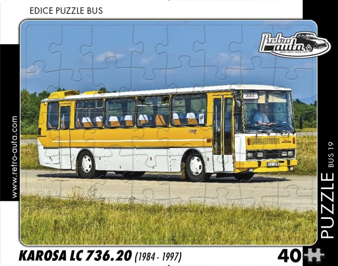 retro autók kirakó Karosa LC 736.20 busz