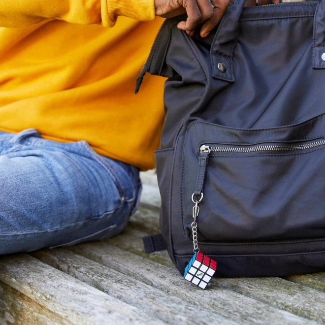 Rubik kocka 3x3 kulcstartó