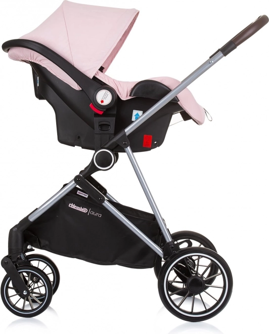 Chipolino Aura i-Size autós gyerekülés 40-85cm Flamingo