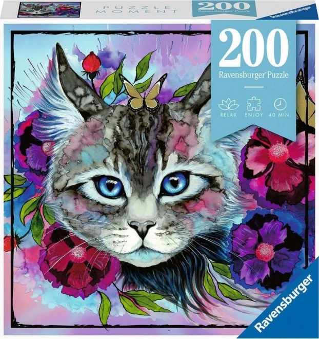 Puzzle Pillanat: Macska 200 darabos - RAVENSBURGER