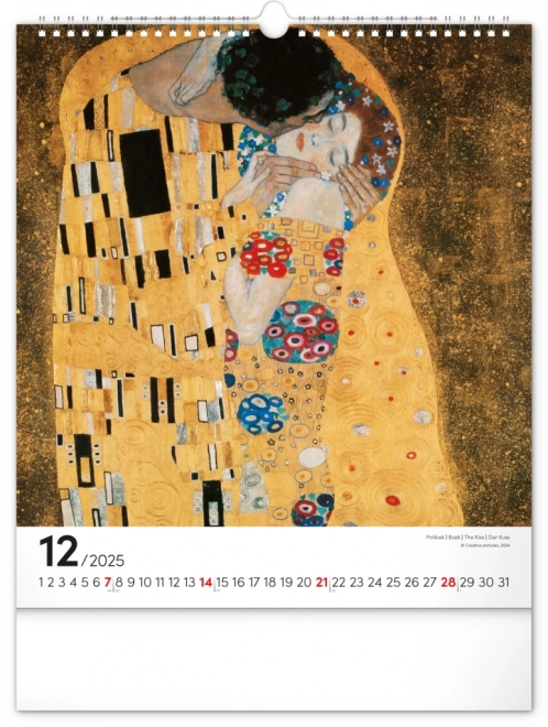 Falik naptár Gustav Klimt 2025