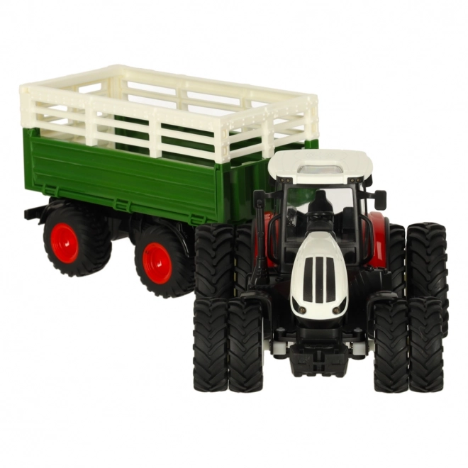 RC traktor pótkocsival