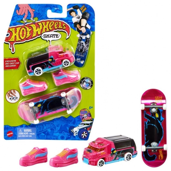 Hot Wheels gyűjtői kollekció ujjdeszka és cipők