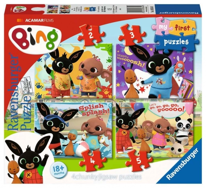 Ravensburger első Bing puzzle: Jó szórakozás barátokkal 4 az 1-ben