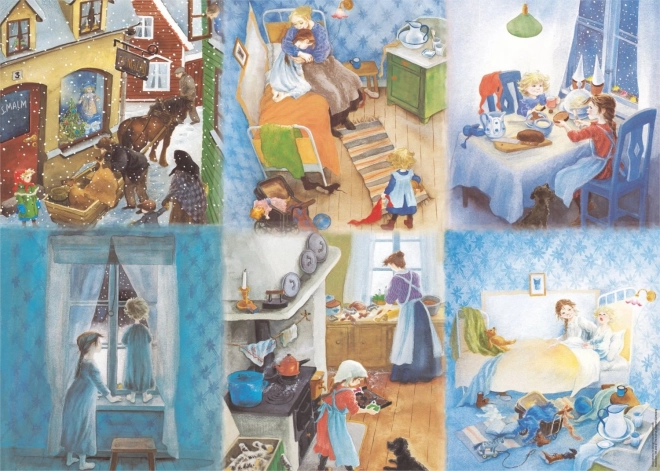 Ravensburger Puzzle 1000 darabos Karkulín a tetőről