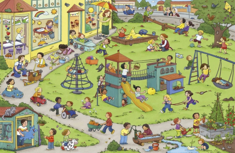 Szórakoztató játszótér