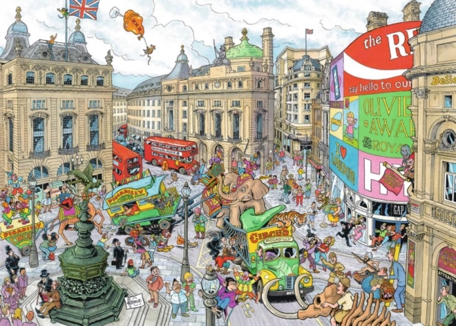 Ravensburger világ városai puzzle: London 1000 darab