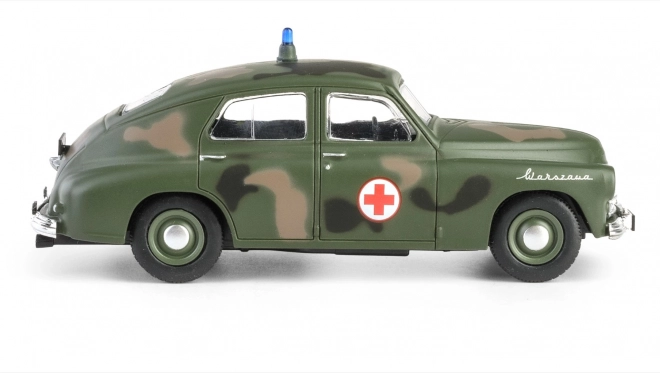 Warszawa M20 katonai mentőautó modell