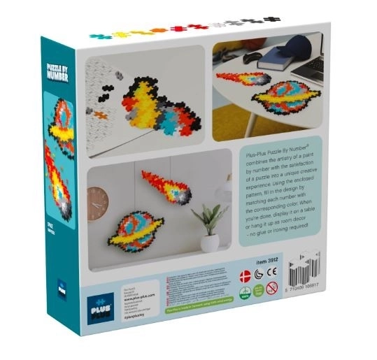 Plus-Plus puzzle számok alapján - űr, 500 darab