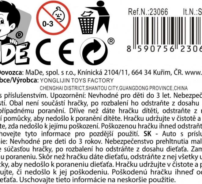 Autó tartozékokkal gyerekeknek bőröndben