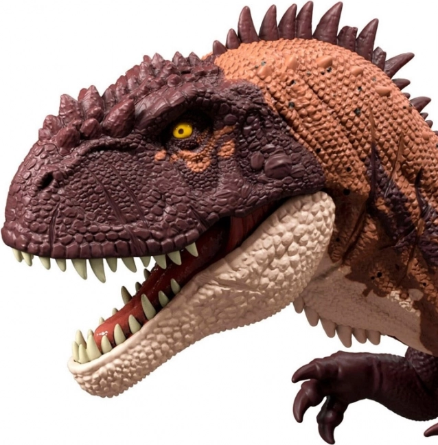Kryptops dinoszaurusz figura a Jurassic Worldből vad üvöltéssel és mozgatható részekkel
