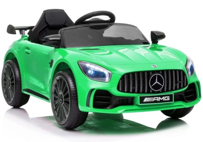 Mercedes AMG GT R zöld elektromos autó gyermekeknek