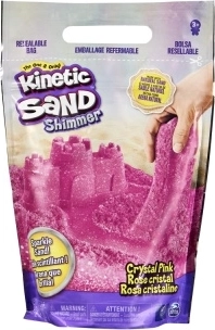 Csillámos rózsaszín kinetikus homok 0,9 kg