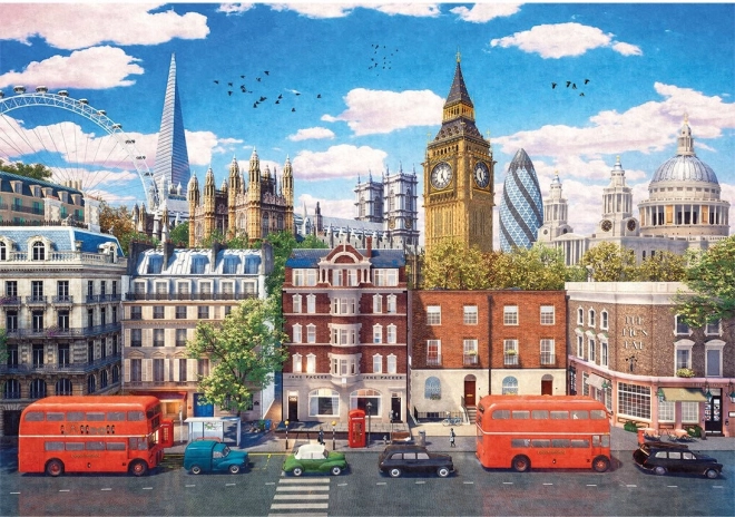 Gibsons londoni utcák 500 darabos puzzle