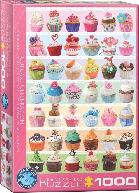 Oslava cupcake puzzle - 1000 darabos