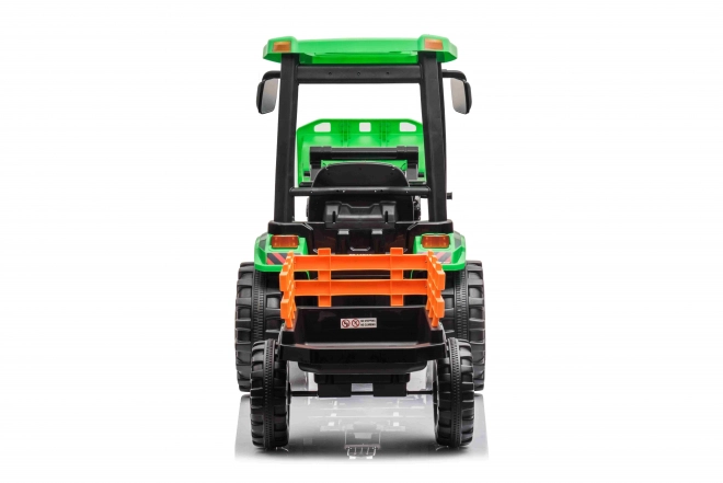 MEGA Traktor D68 zöld utánfutóval