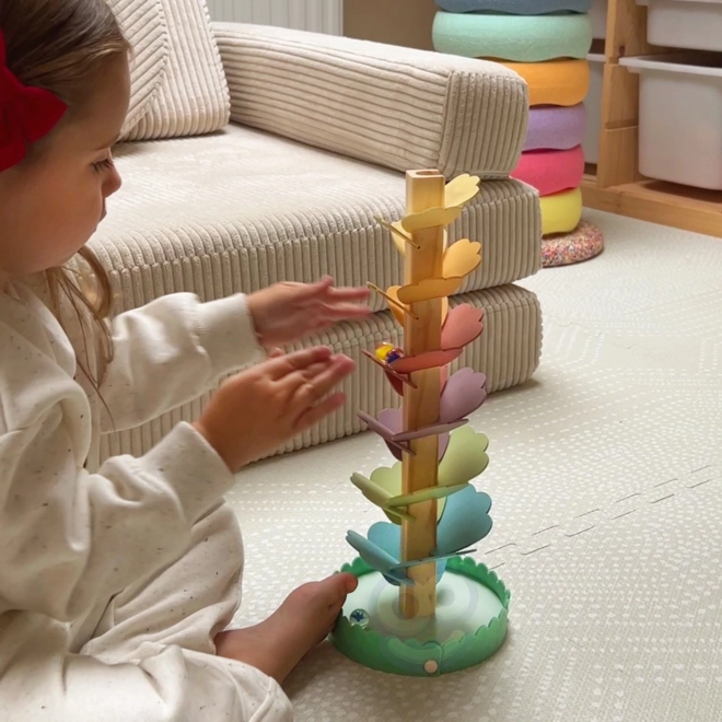 Woopie Green Fa golyópálya Zenefa Montessori FSC