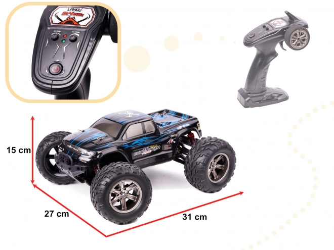 Zsinór nélküli monster truck távirányítós autó