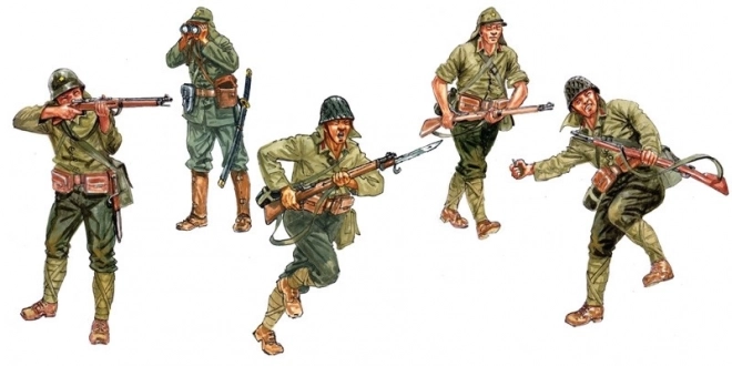 Modelkészlet Italeri Japán gyalogság a második világháborúból 1:72