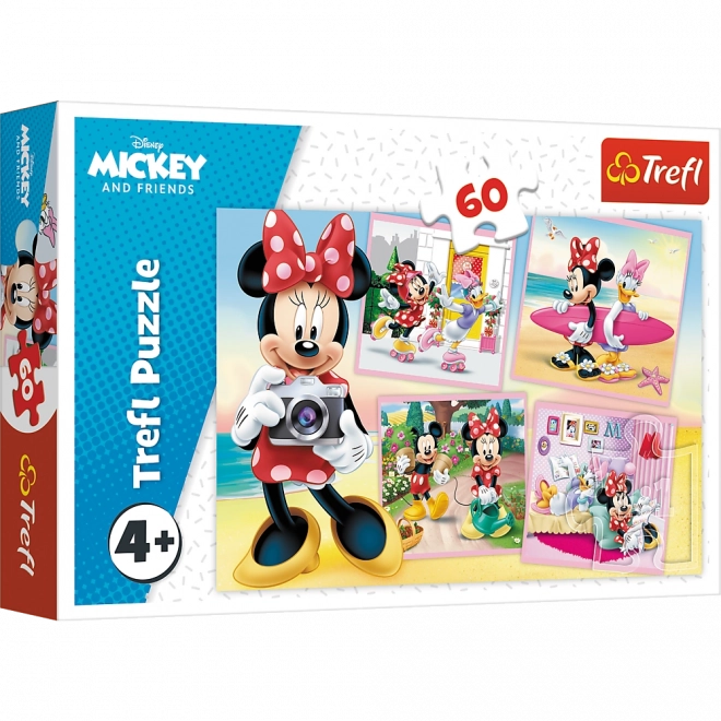 60 darabos Disney Minnie puzzle – bájos Minnie
