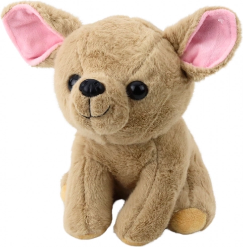 Plüss játék Chihuahua bézs 22 cm
