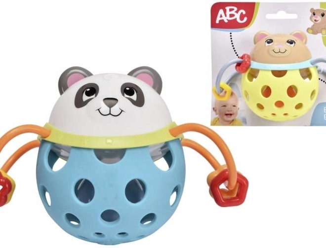 Csörgő mackó vagy panda 10 cm