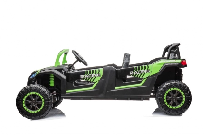 Akkumulátoros Buggy Autó 4x4 Zöld