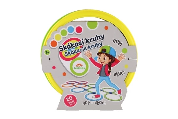 Színes játék karikák 27 cm