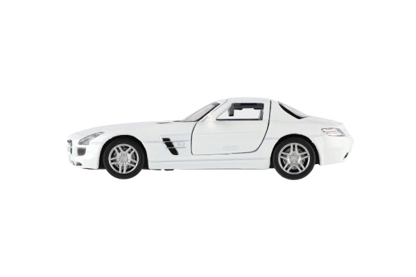 Visszahúzható Mercedes-Benz SLS AMG fémmodell autó