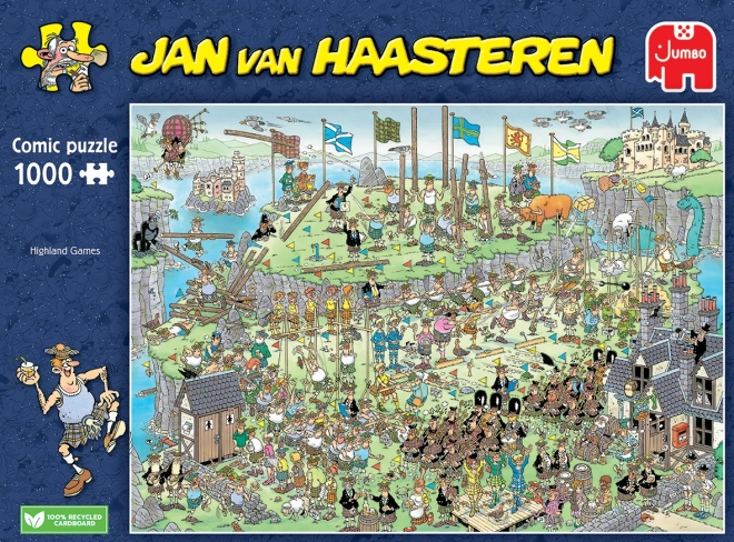 Jan Van Haasteren skót játékok puzzle 1000 darabos