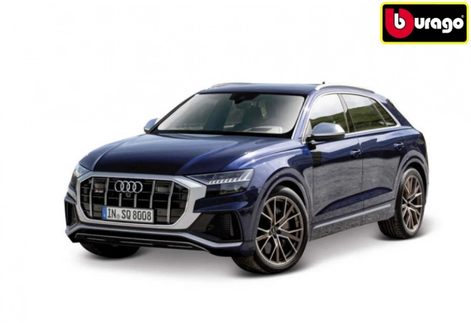 Kék Audi SQ8 modellautó