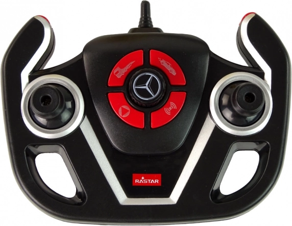 R/C Mercedes-Benz autó trélerrel - piros