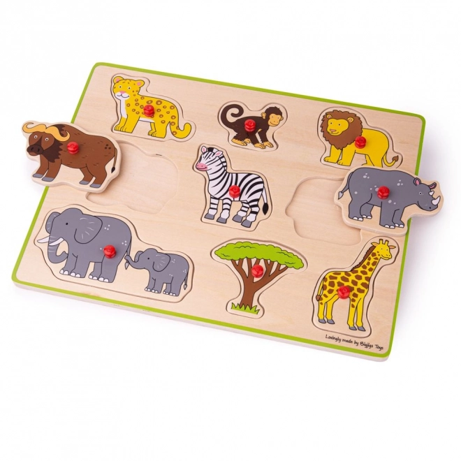 Bigjigs Toys fa safari puzzle