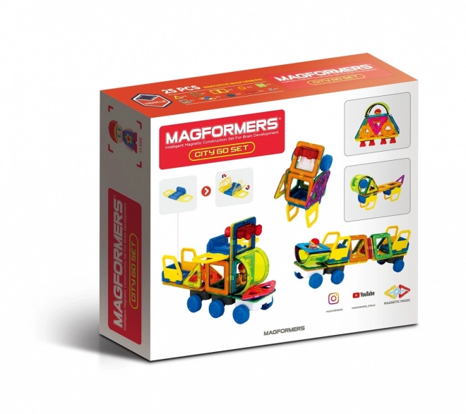 Magformers City Go mágneses építőszett 25 darabos