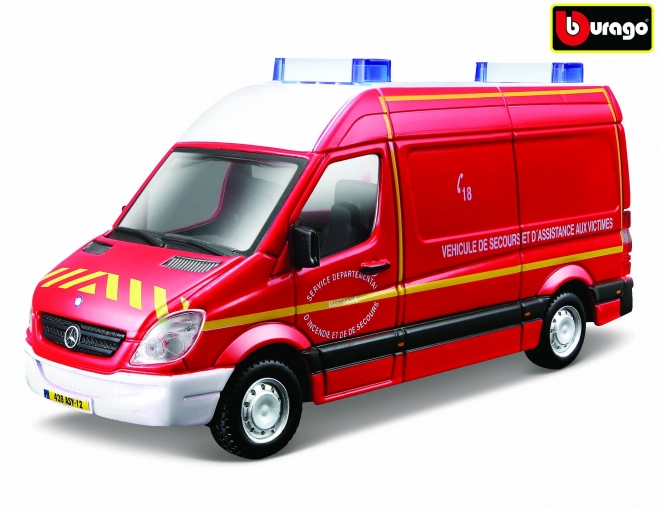 Bburago Mercedes-Benz Sprinter 1:50 modell