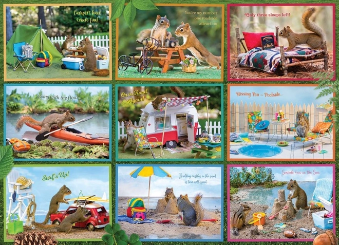 Veverék Nyaralás Puzzle - 1000 darabos