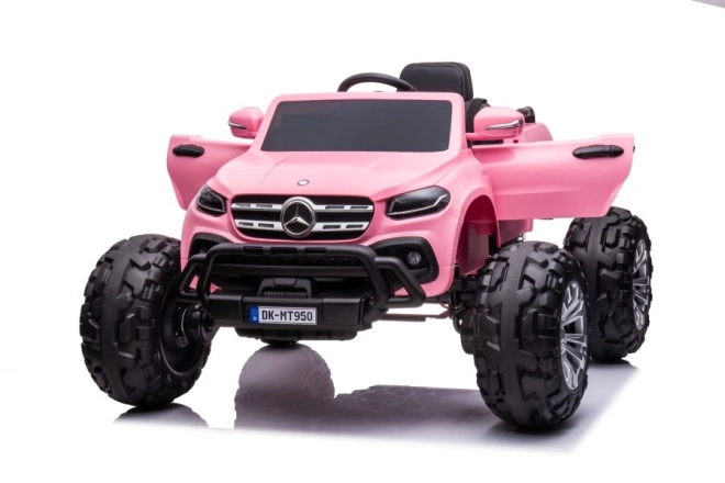 Mercedes DK-MT950 4x4 elektromos autó világos rózsaszín