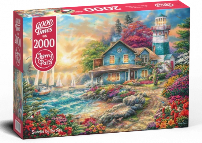 Napkelte a tengernél puzzle - 2000 darabos