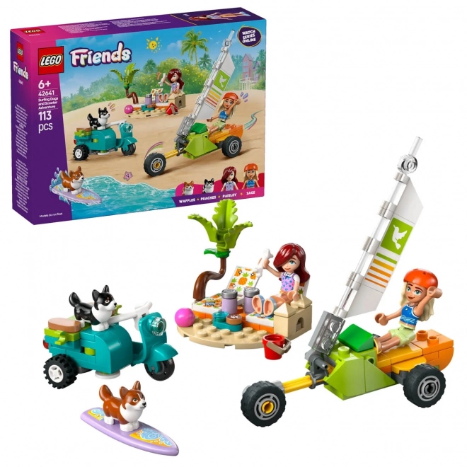 Lego Friends Kaland Szörfös Kutyákkal És Robogóval