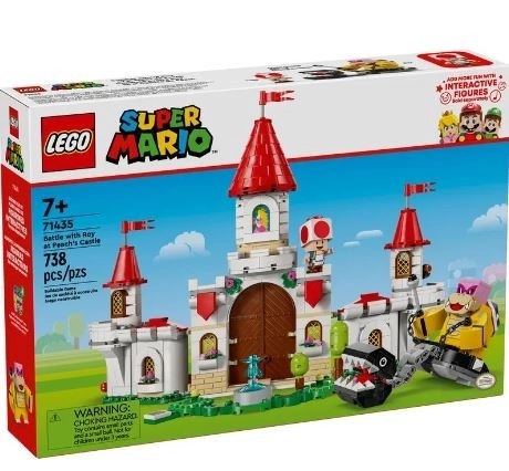 Bitva Roy és Peach kastélyában - LEGO Super Mario készlet