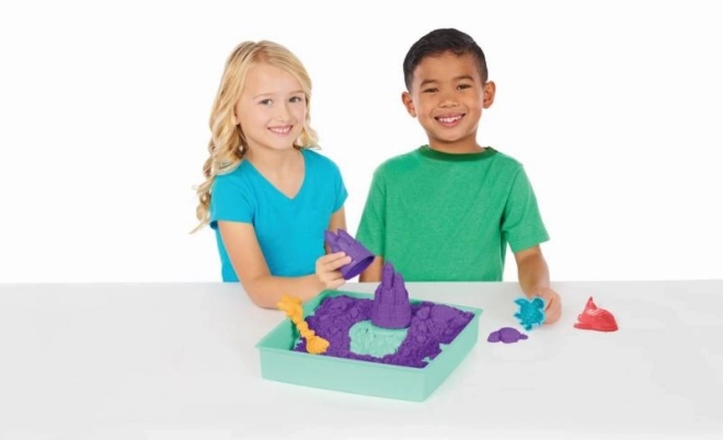 Kinetic Sand homokozó készlet lila